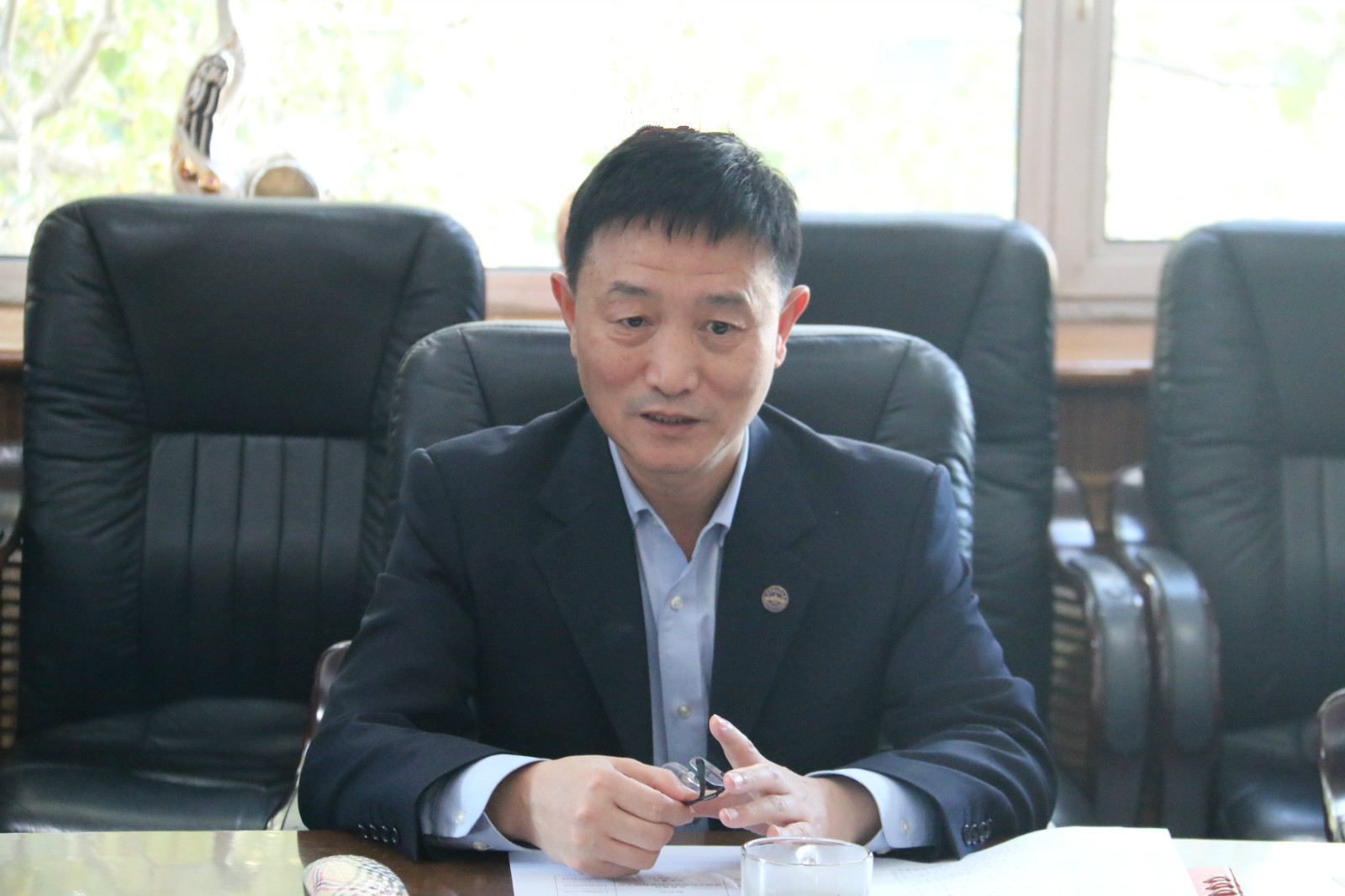 主题教育校党委副书记纪委书记姚利民同志一行到土木学院党委调研指导